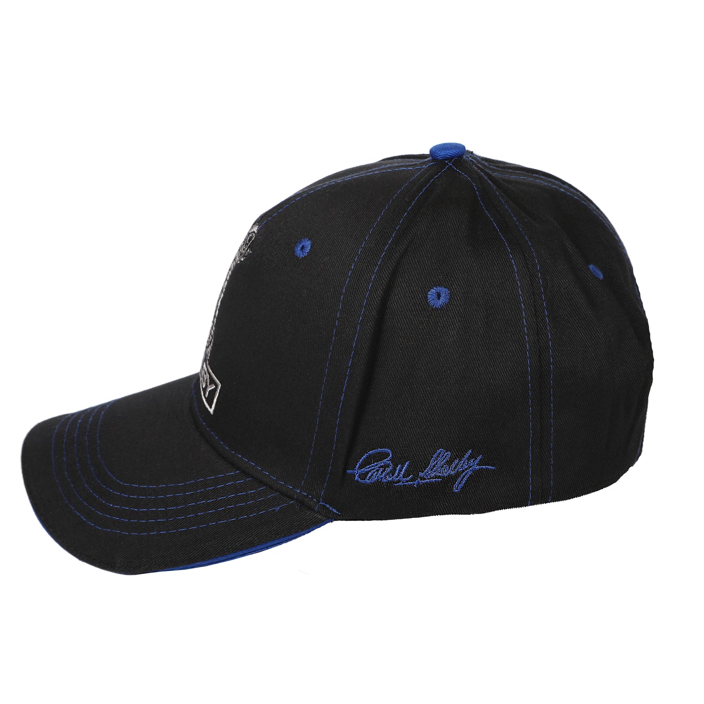 Shelby Basecap Shelby Super Snake Blue Stitch Schwarz