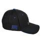 Shelby Basecap Shelby Super Snake Blue Stitch Schwarz