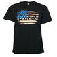 Ford T-Shirt mit Ford Logo und US Flagge Schwarz