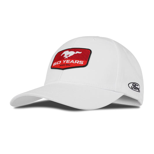 Ford Mustang 60 Years Baseball Cap Weiß