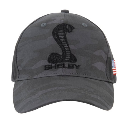 Shelby Basecap Shelby Super Snake Logo US Flag Camo