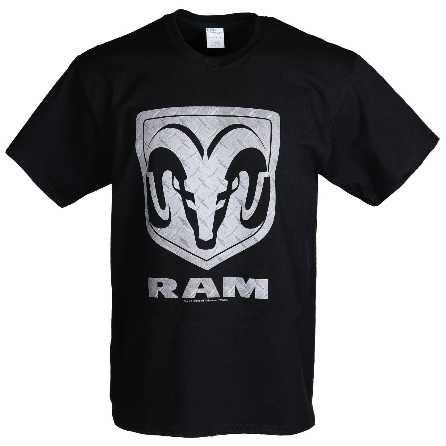 Dodge RAM T-Shirt Dodge RAM Dia Plate Motiv Schwarz