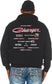 Dodge Charger Kapuzenjacke Sweatjacke mit Dodge Charger Logo Collage Schwarz