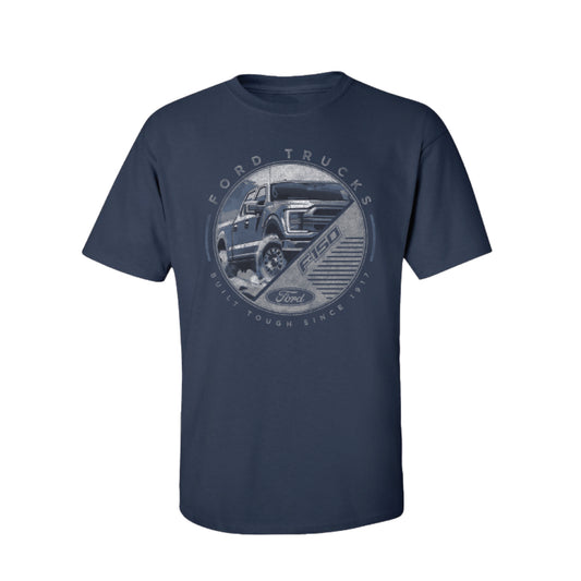 Ford F150 T-Shirt mit Ford F150 Logo Motiv Blau