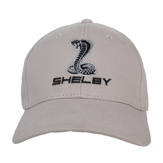 Shelby Basecap Black Shelby Super Snake Cap Hellgrau