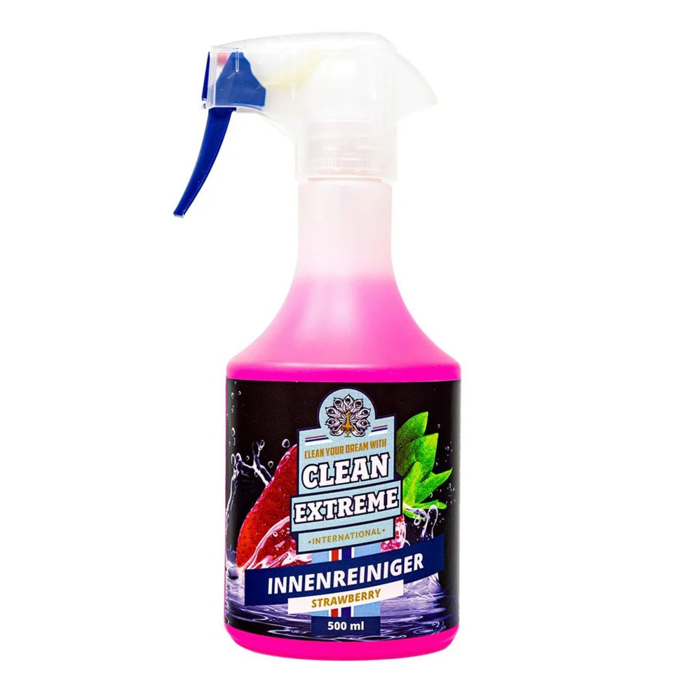 CLEANEXTREME Auto-Innenreiniger - Kunst-Stoff-Teppich - STRAWBERRY - 500ml