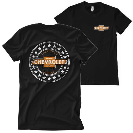 Chevrolet T-Shirt Chevrolet Racing Bowtie Schwarz