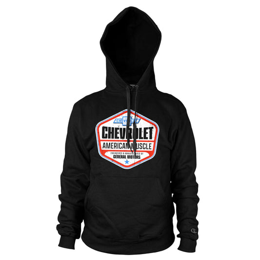 Chevrolet Hoodie Kapuzenpullover Chevy American Muscle Schwarz