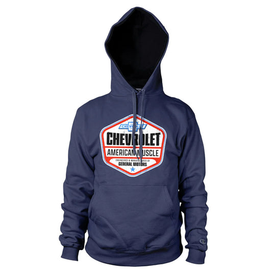 Chevrolet Hoodie Kapuzenpullover Chevy American Muscle Navy