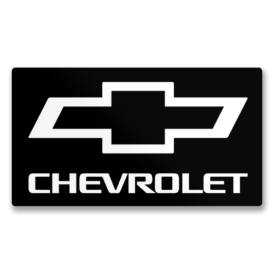 Chevrolet Bowtie Black Logo Sticker