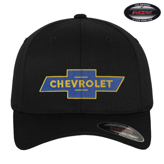 Chevrolet Basecap Chevy Bowtie Logo Flexfit Cap Schwarz