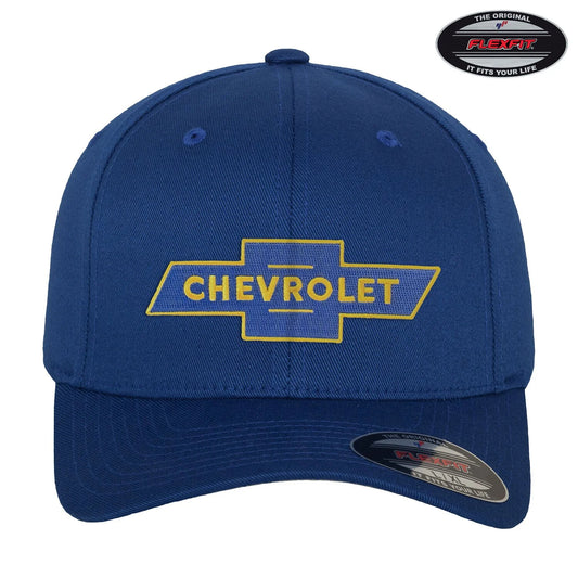 Chevrolet Basecap Chevy Bowtie Logo Flexfit Cap Blau