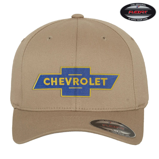 Chevrolet Basecap Chevy Bowtie Logo Flexfit Cap Khaki