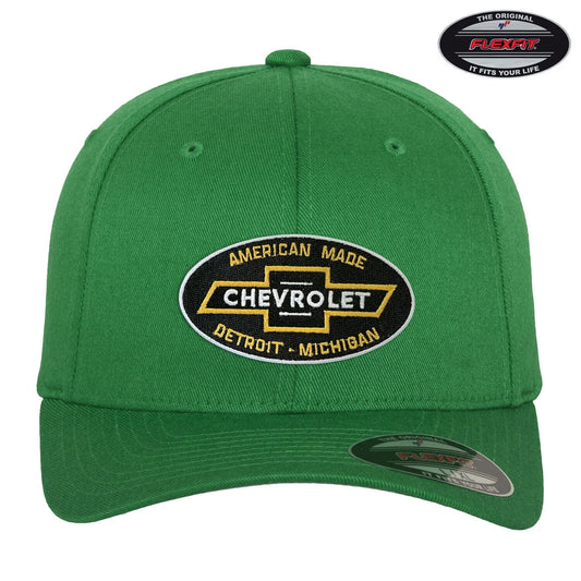 Chevrolet Basecap Chevy American Made Flexfit Cap Grün