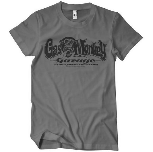 Gas Monkey Garage Logo T-Shirt Dunkelgrau