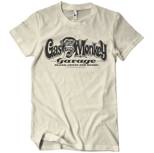 Gas Monkey Garage Logo T-Shirt Khaki