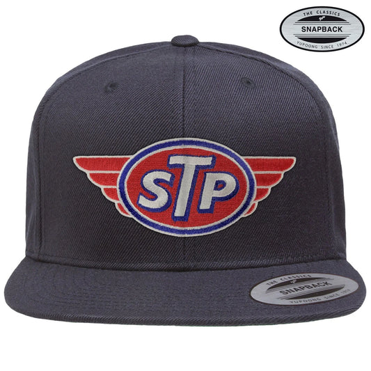 STP Logo Patch Premium Snapback Cap Navy