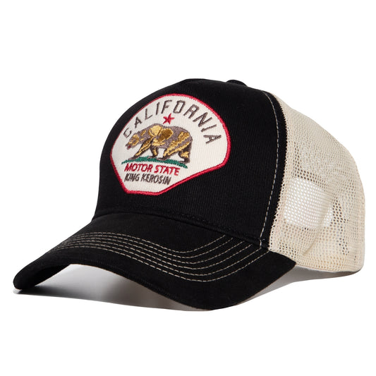 King Kerosin Trucker Cap «California» Schwarz