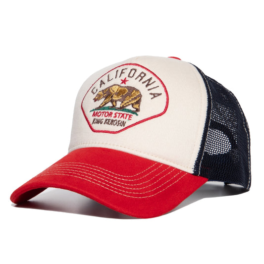 King Kerosin Trucker Cap «California» Rot