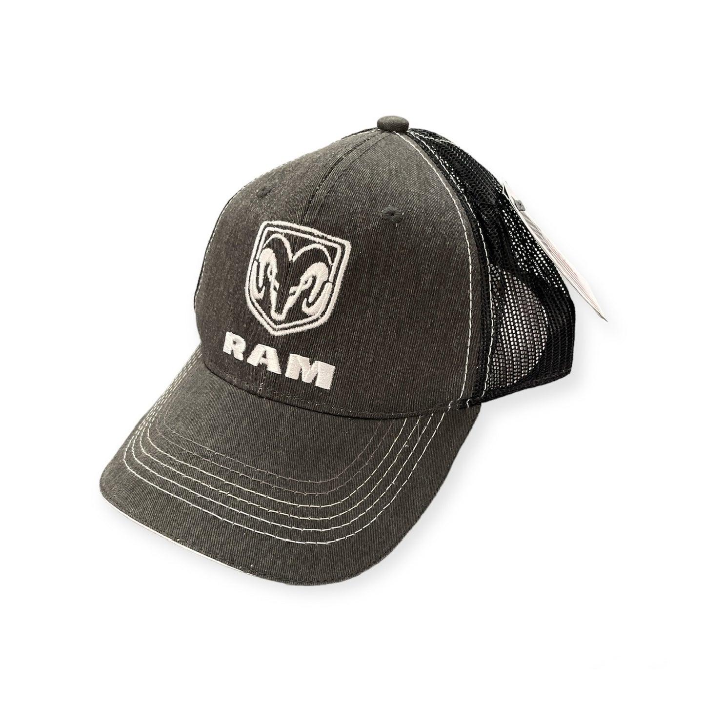 Dodge RAM Basecap RAM Logo Trucker Cap Mesh Grau/Schwarz