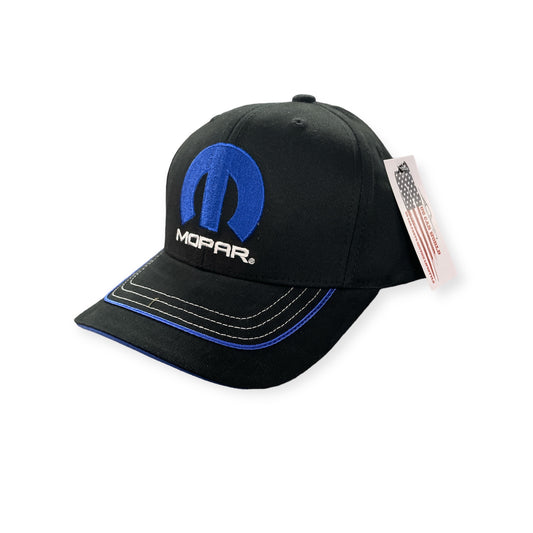 Mopar Basecap Mopar Blue Logo Cap Schwarz/Blau