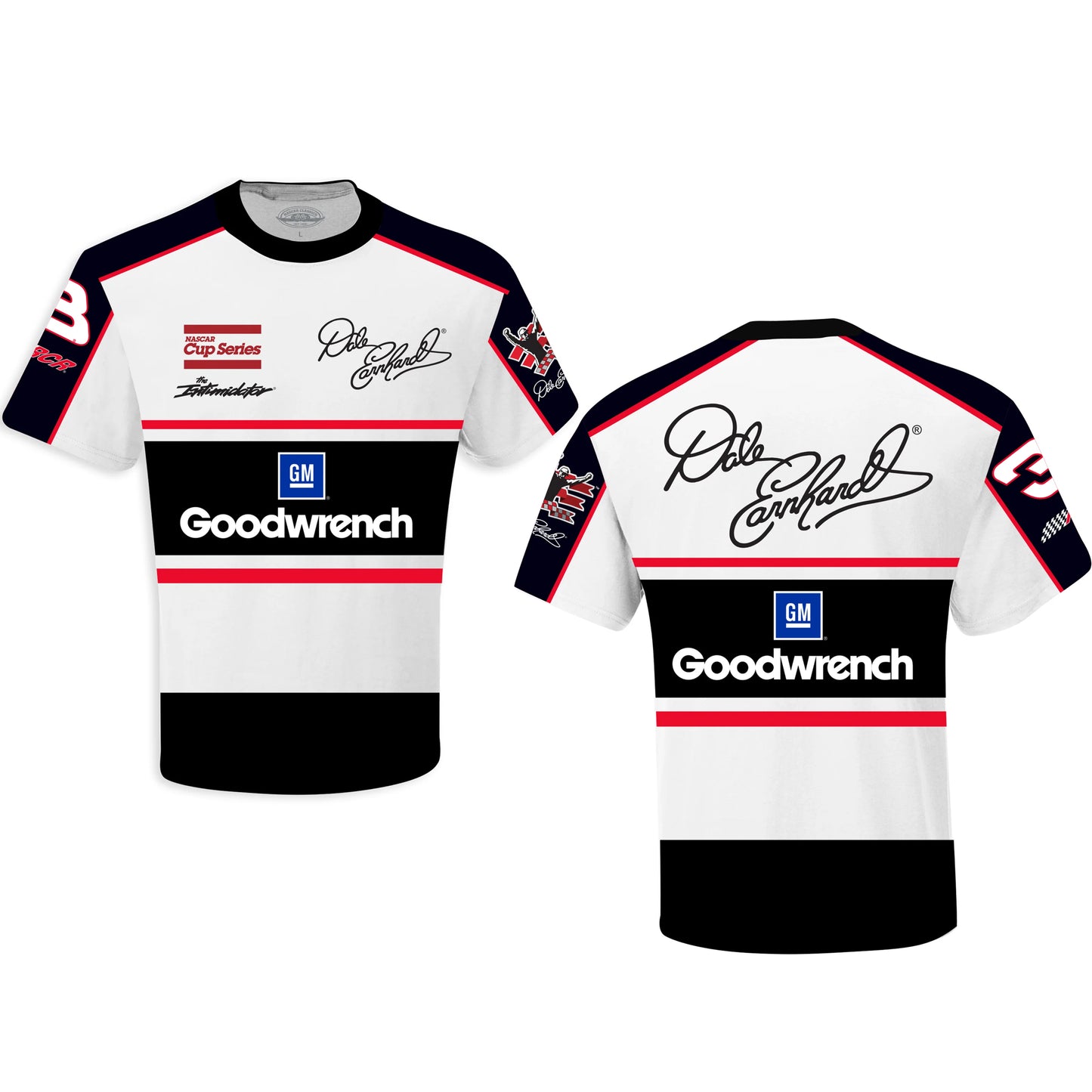 NASCAR T-Shirt Dale Earnhardt Sublimated Pit Crew Uniform T-Shirt GM Goodwrench