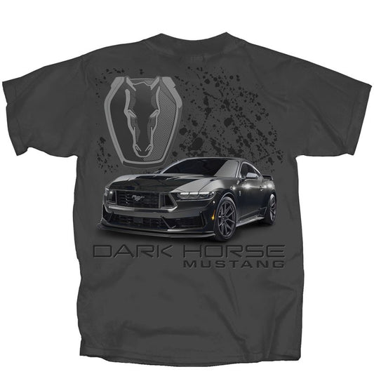 Ford Mustang T-Shirt Mustang Dark Horse Car Dunkelgrau