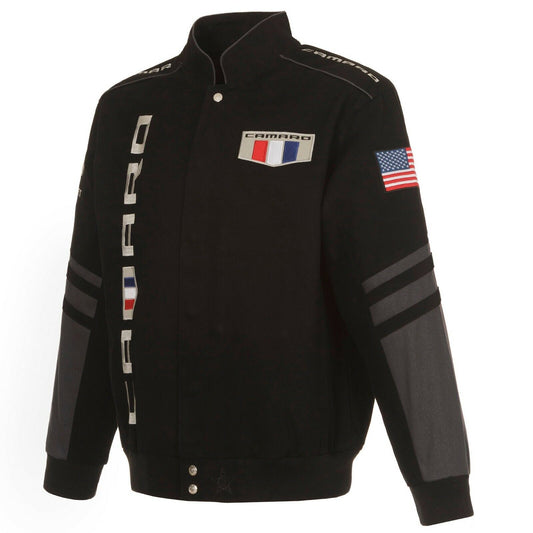 Camaro Jacke Bestickt mit Camaro Logo Schwarz